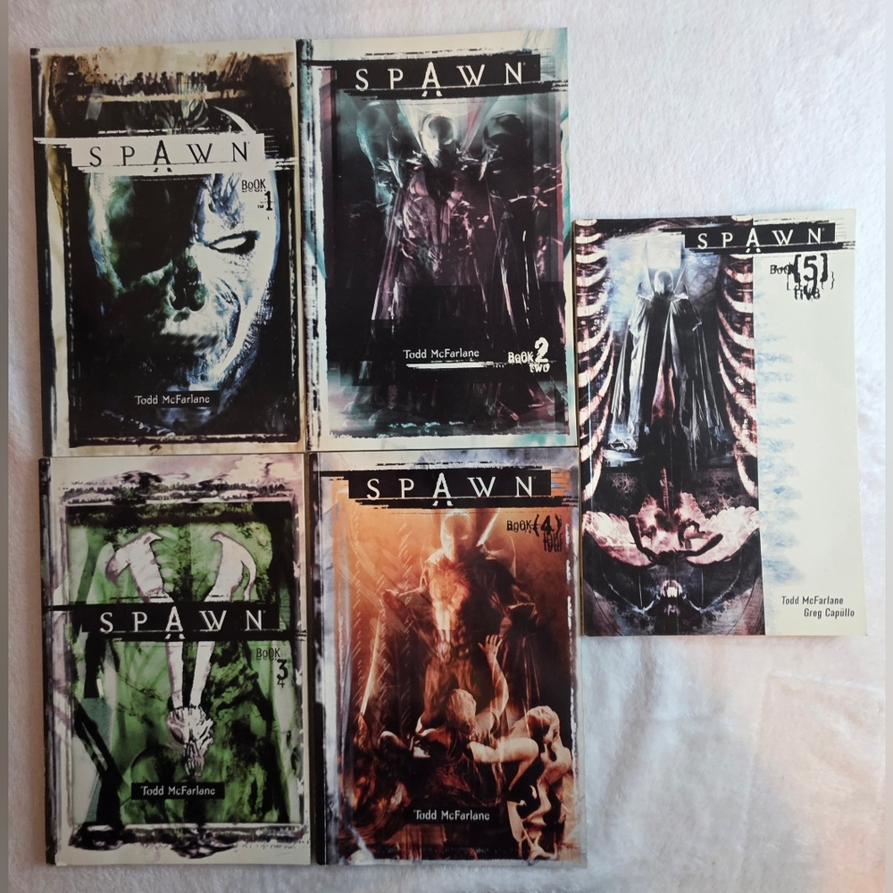 Spawn Comic Book Lot - Spawn Series with Multicolor Covers
